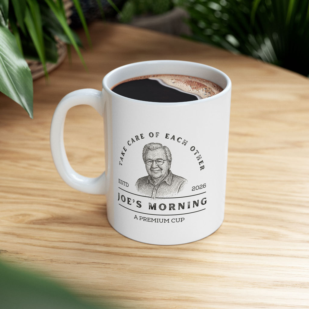 Vintage “Take Care of Your Morning” Ceramic Coffee Mug