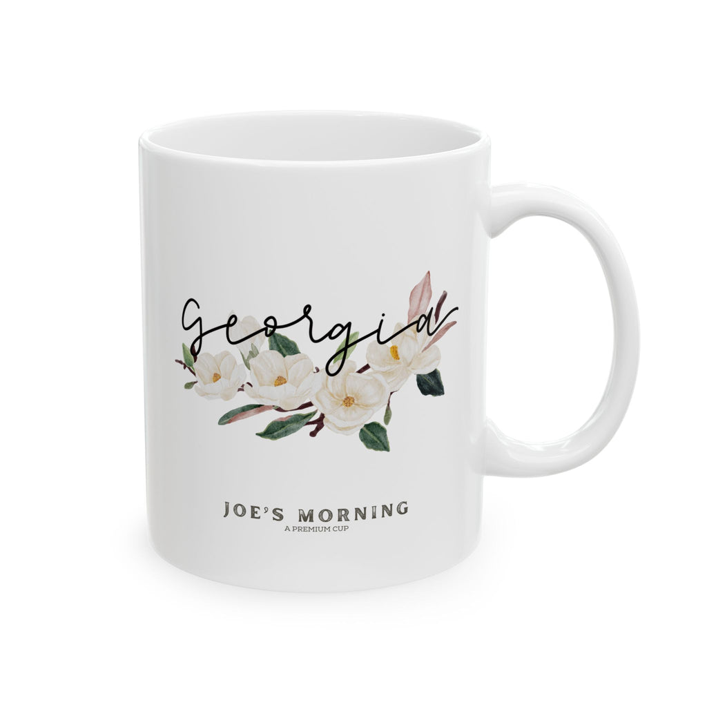 Floral “Georgia” Ceramic Mug