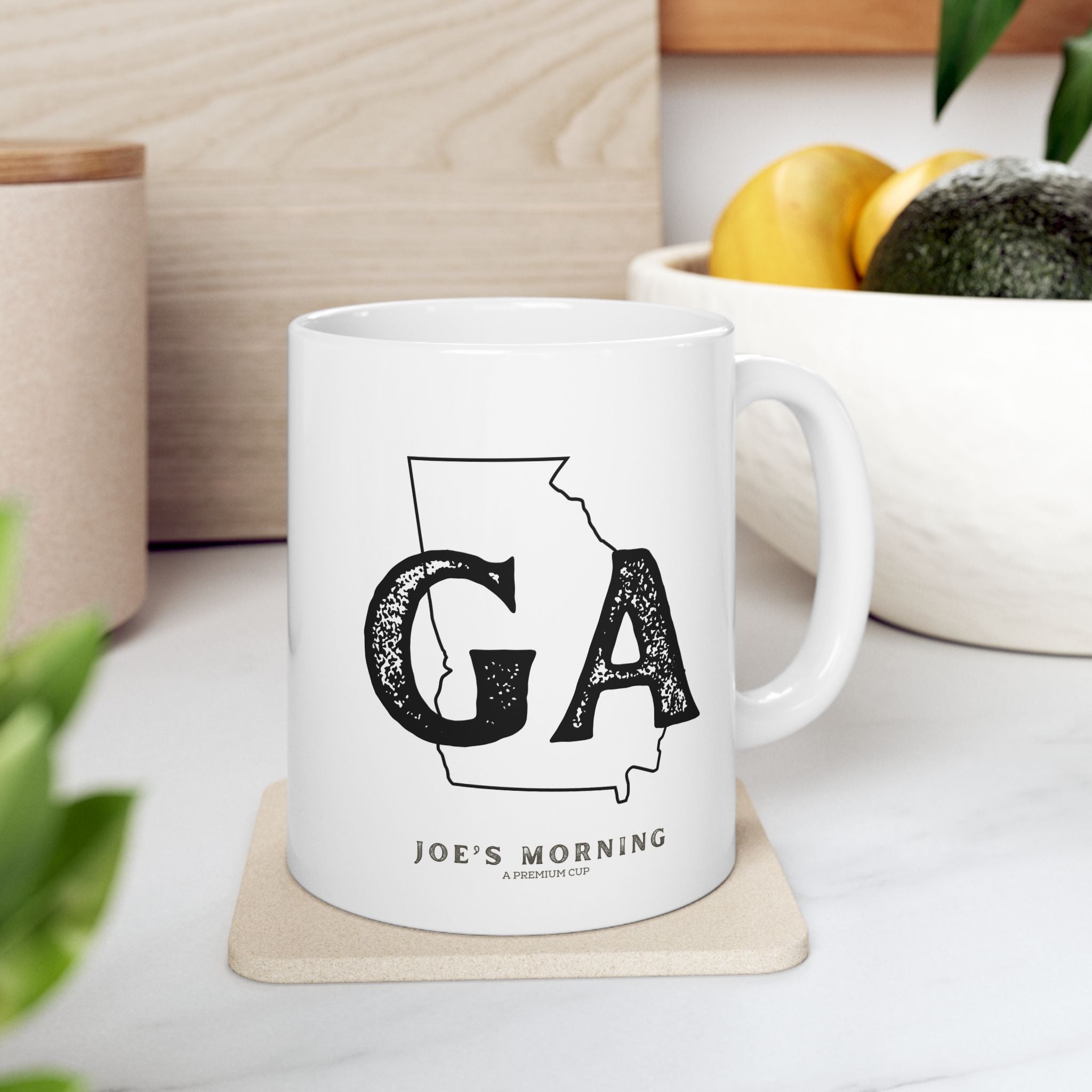 Ceramic “GA” Georgia Mug