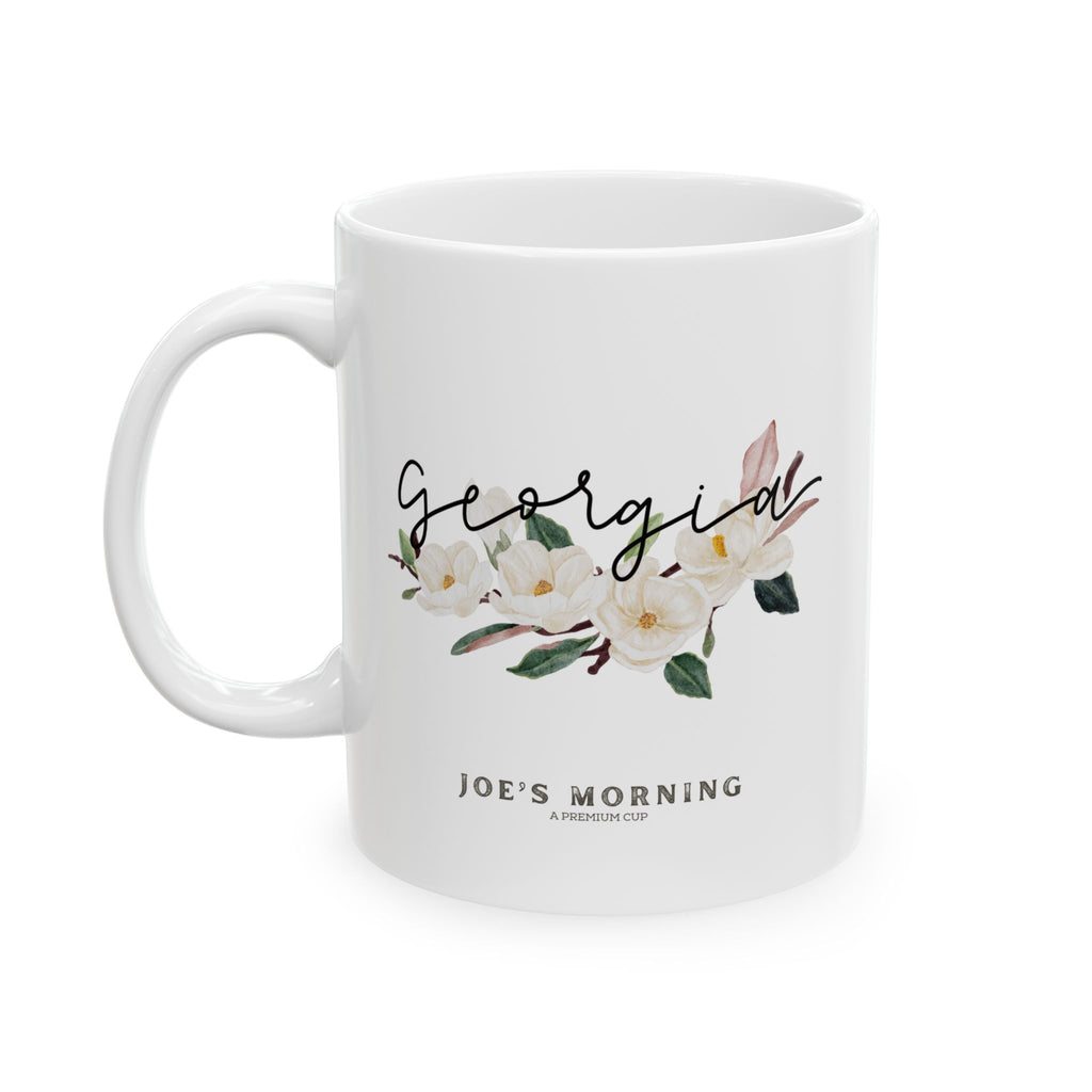 Floral “Georgia” Ceramic Mug
