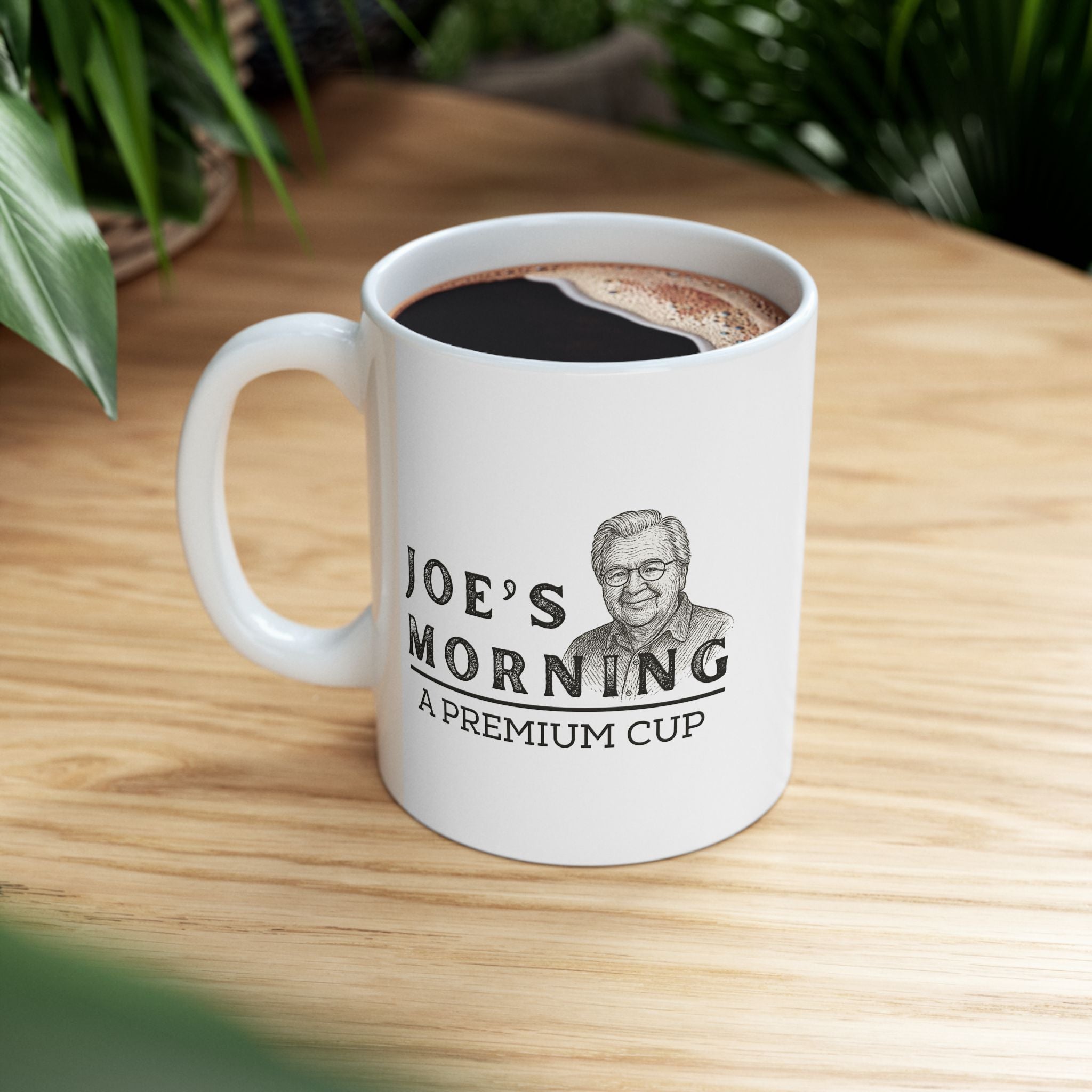 Ceramic “Morning Motivator” Vintage Portrait Coffee Mug