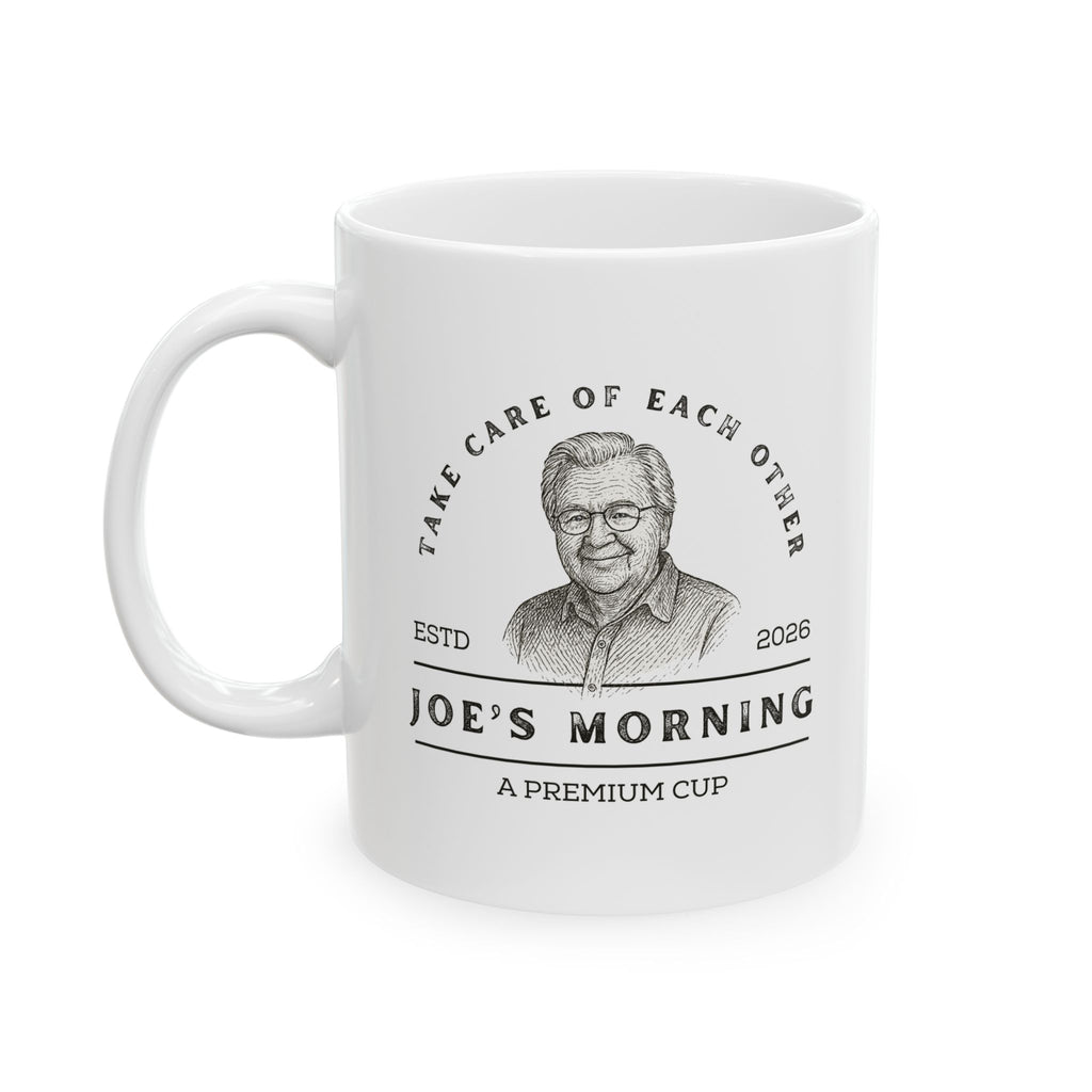 Vintage “Take Care of Your Morning” Ceramic Coffee Mug