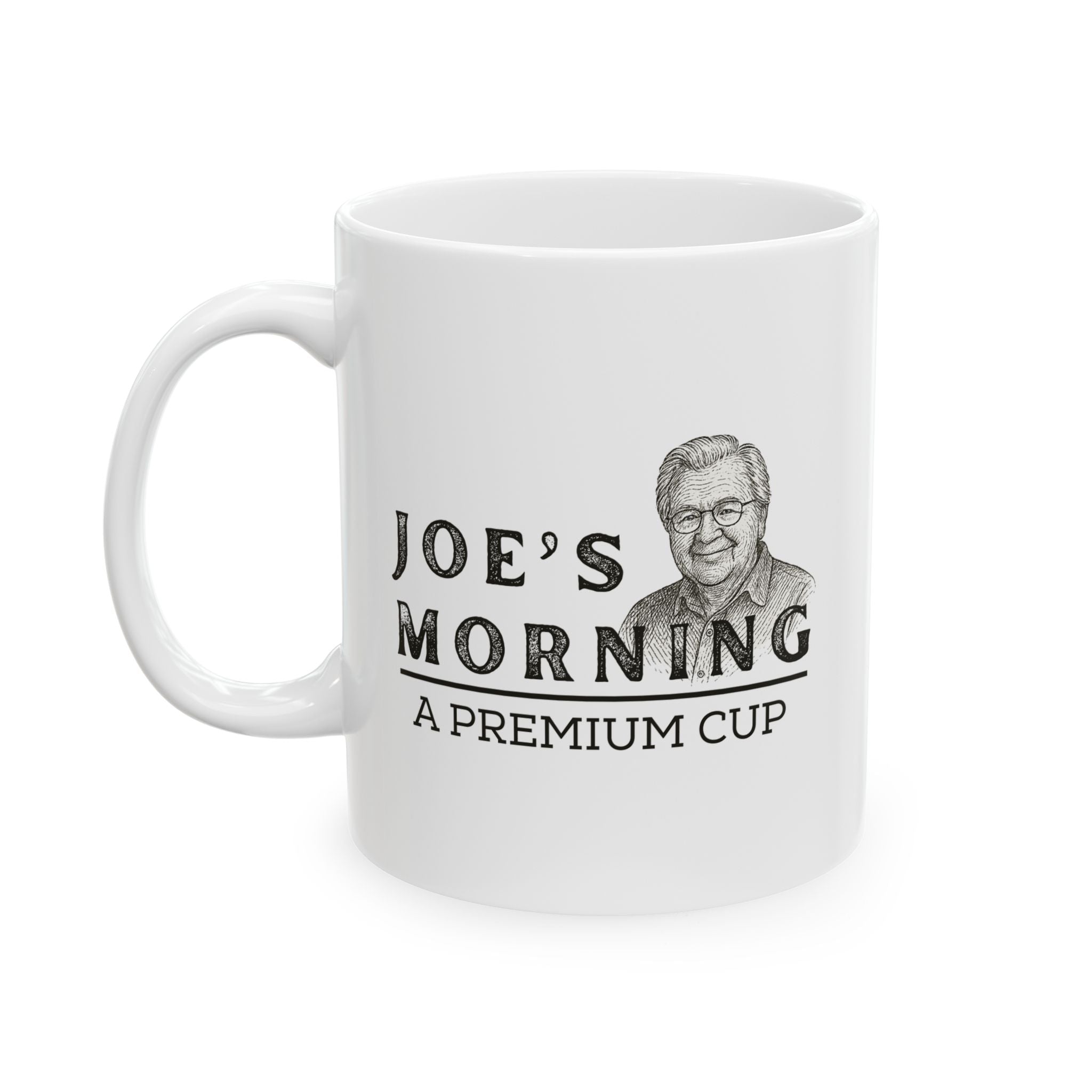 Ceramic “Morning Motivator” Vintage Portrait Coffee Mug