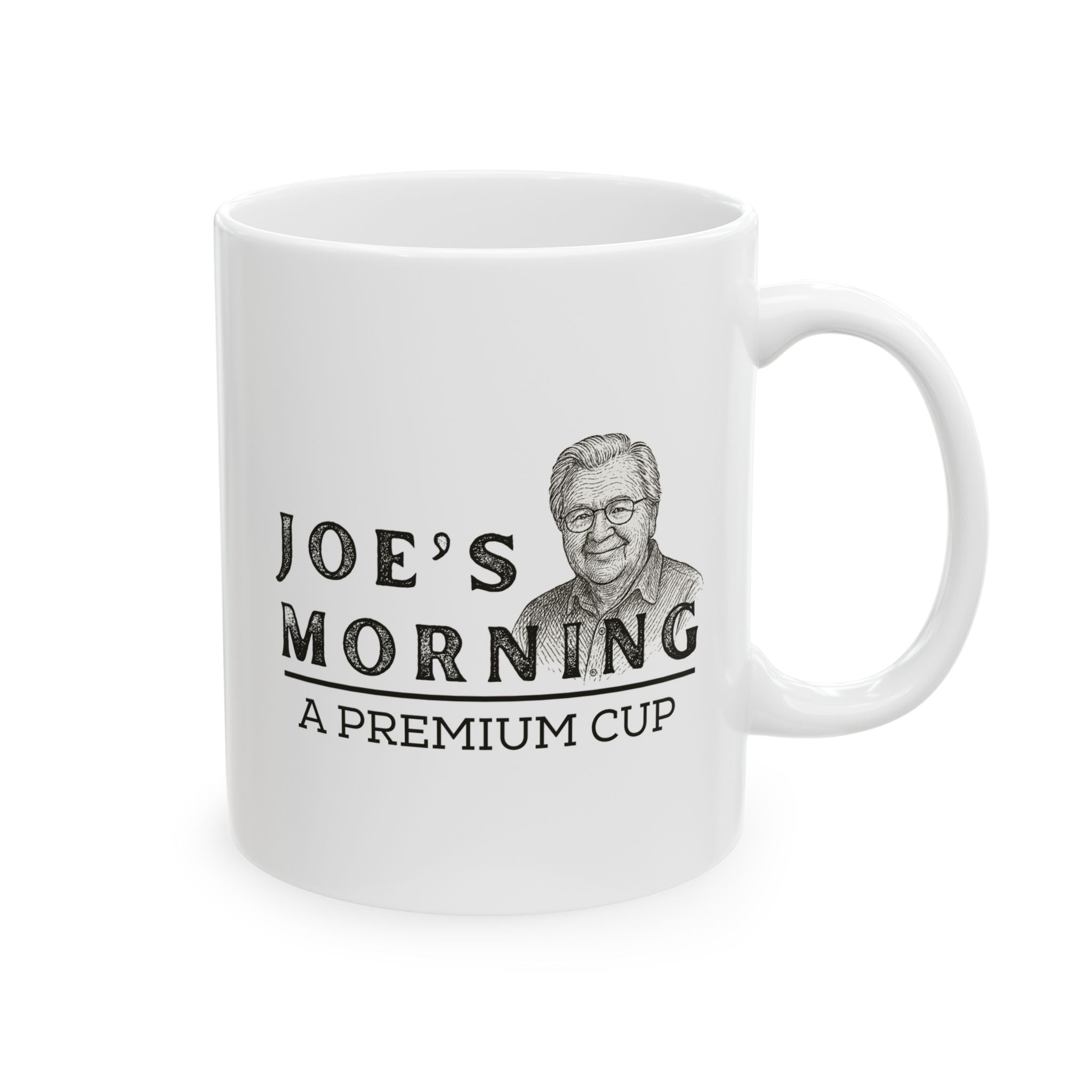 Ceramic “Morning Motivator” Vintage Portrait Coffee Mug