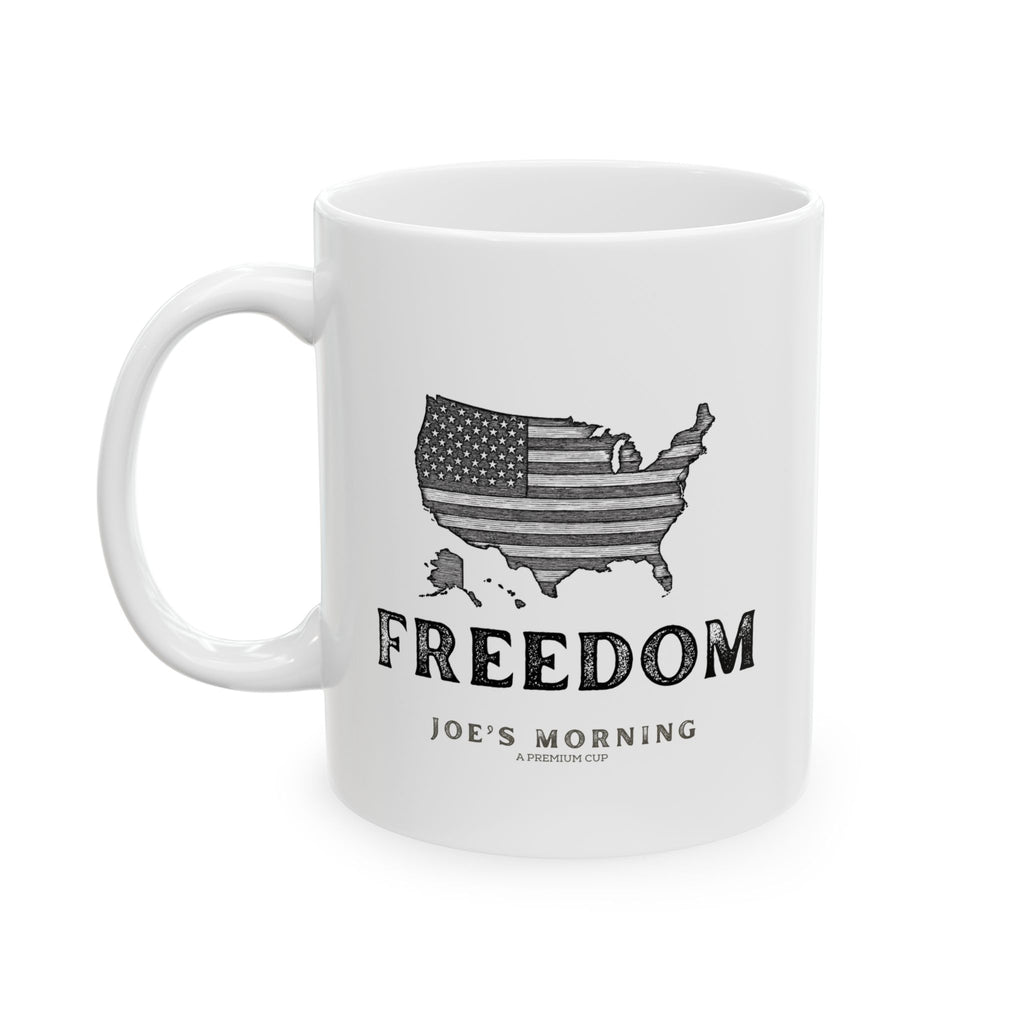 Freedom USA Flag Ceramic Mug